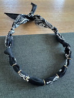 Premade Bandana Necklace Black