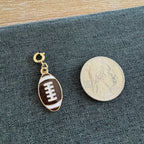 Football Charm with clasp