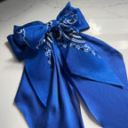 Blue Bow with bandana