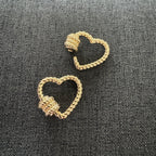 Heart Carabiner set of two
