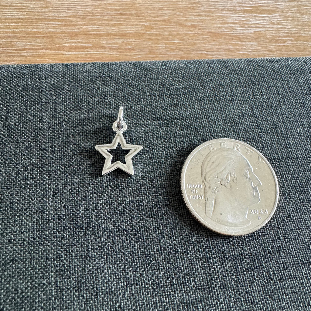 Saint Open Star Charm