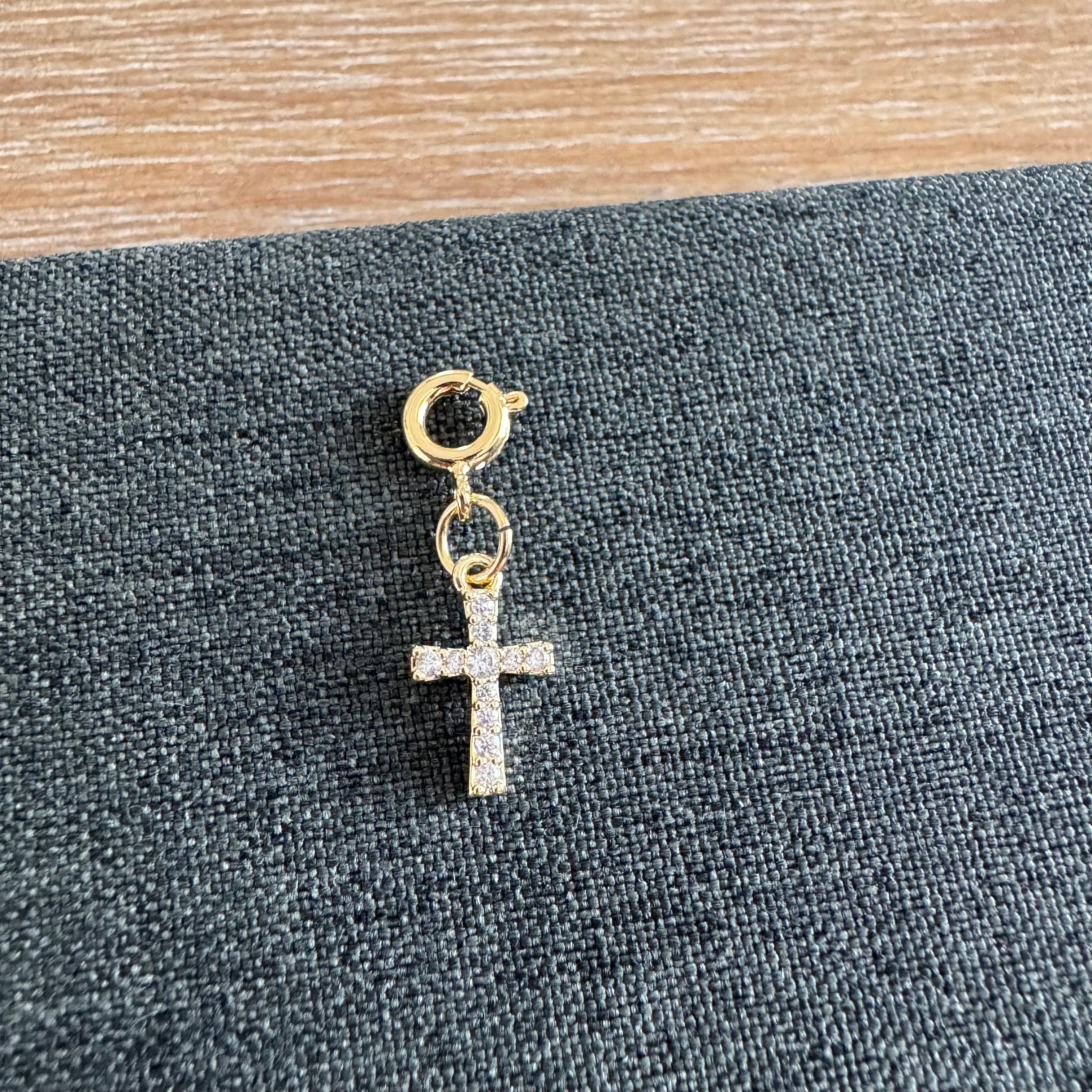 Cross Charm with clasp