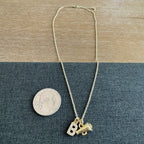 Cheer Initial Necklace