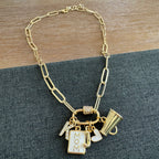 Mia Cheer Mom Carabiner Necklace