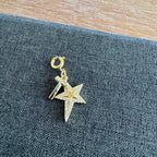 Sophia Star Charm with Initial on clasp