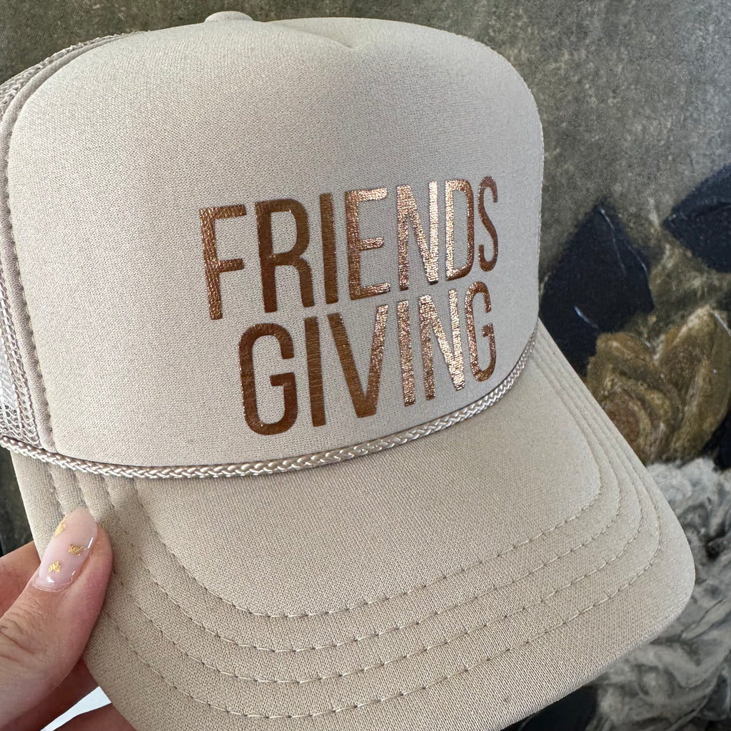 Friendsgiving Youth Tan Hat