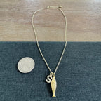 Fish Initial Casen Necklace