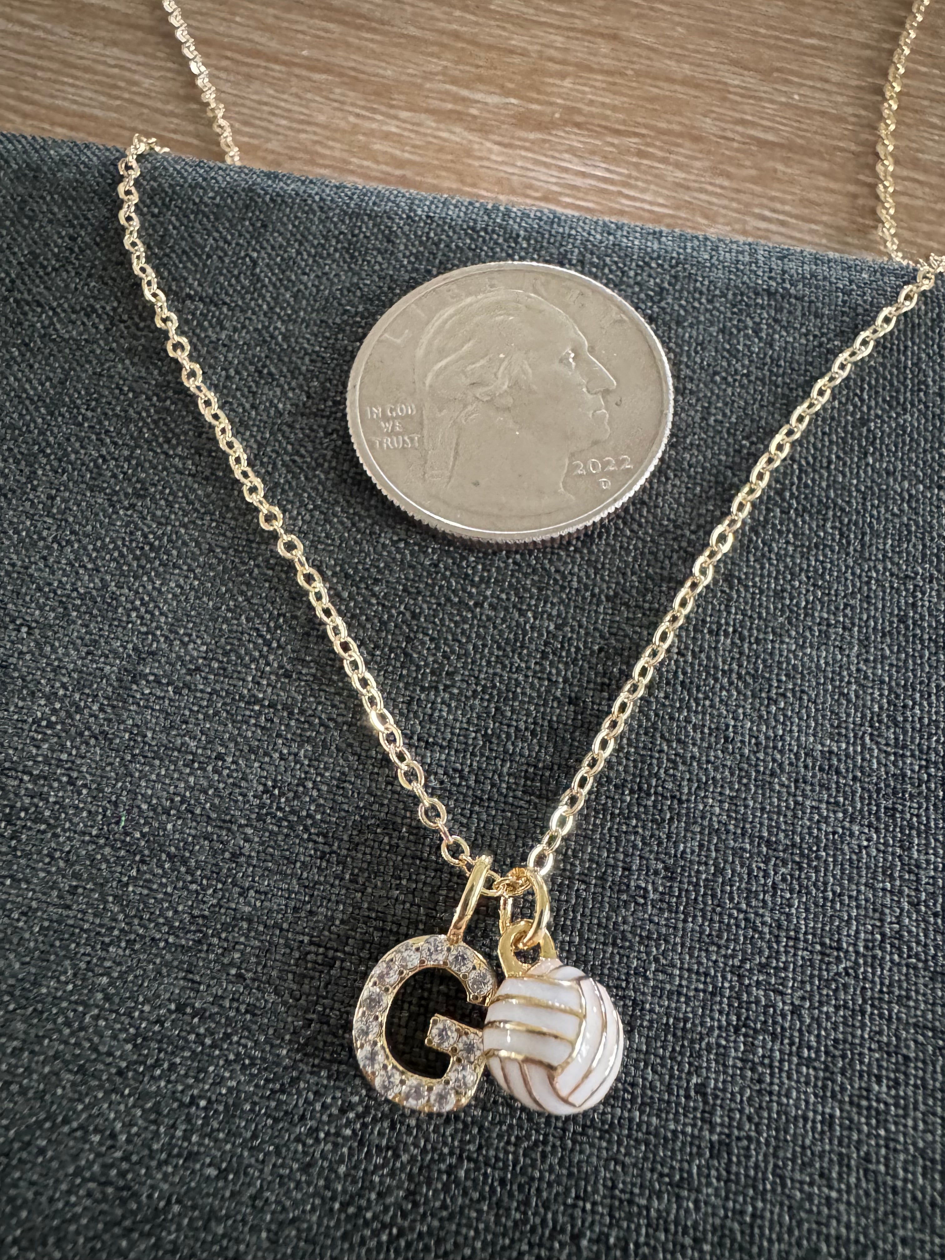 Volleyball Necklace