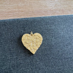 Lincoln Leopard Heart Charm