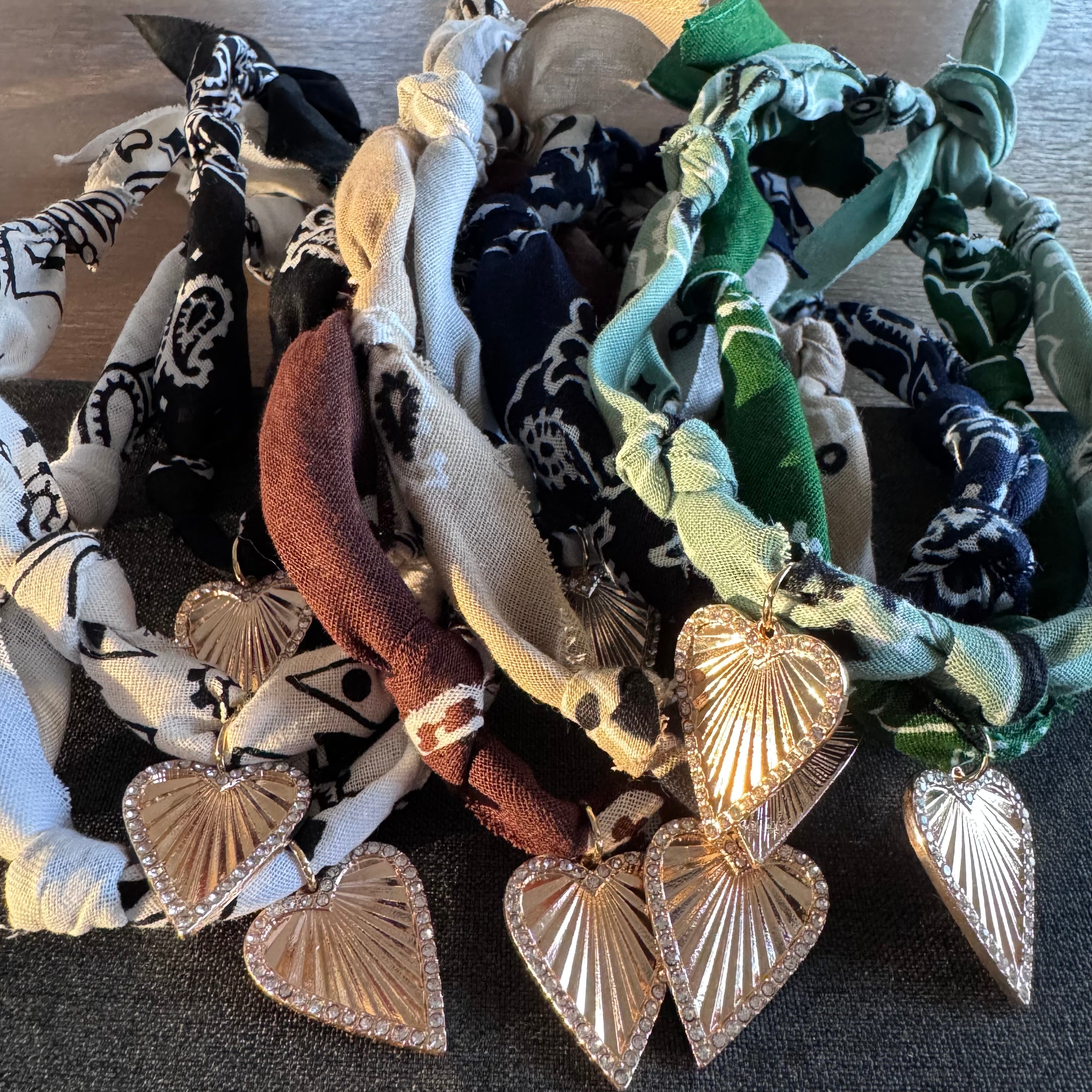 Henderson Heart Bandana Necklace