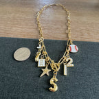 Dance Mom Baseball Mom Number Necklace