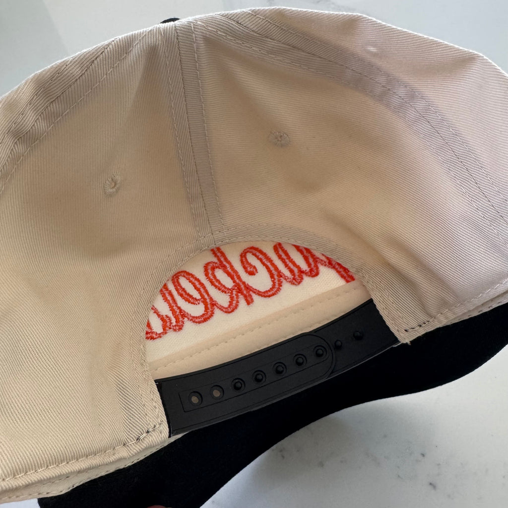 Embroidered Jackets Orange Hat Black