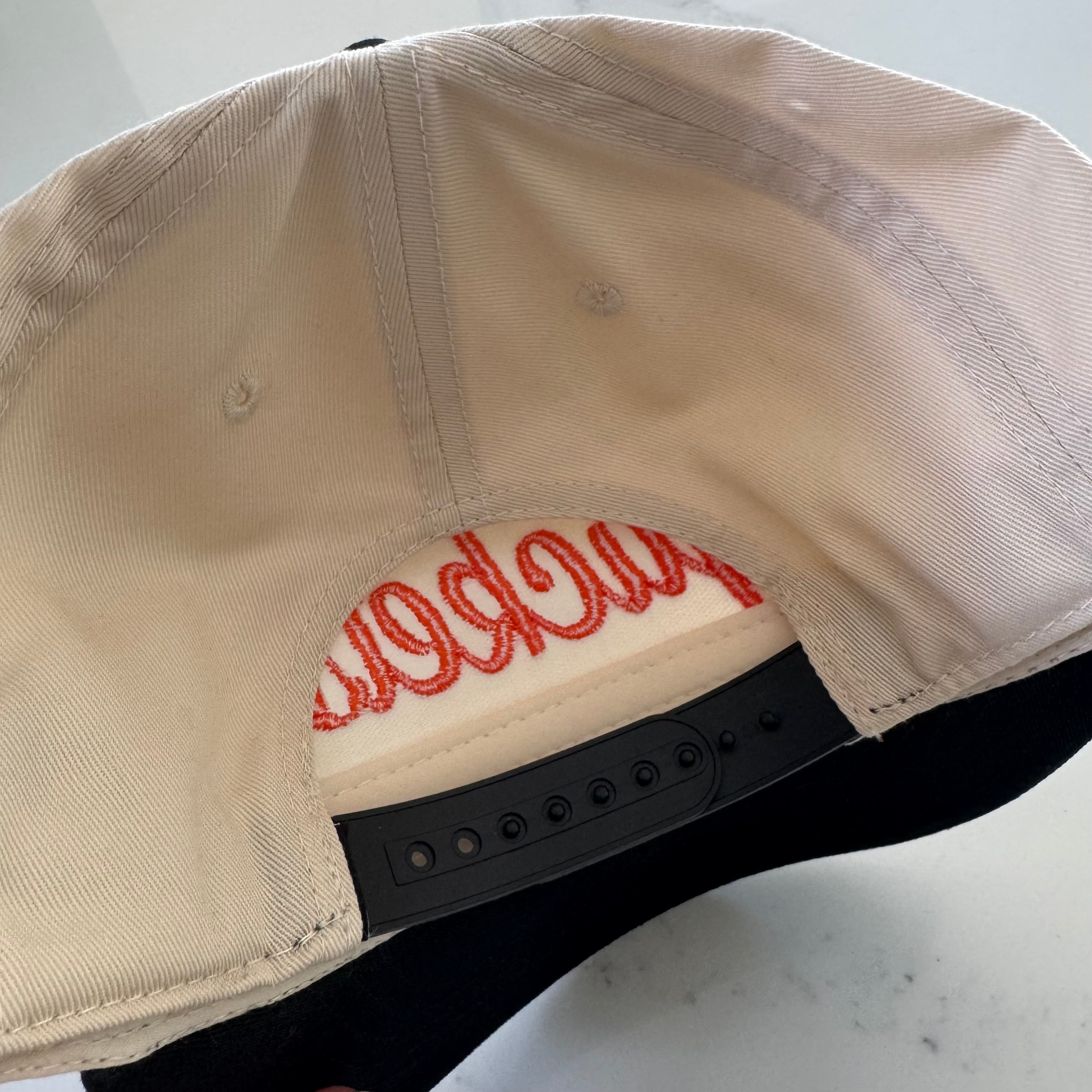 Embroidered Jackets Orange Hat Black