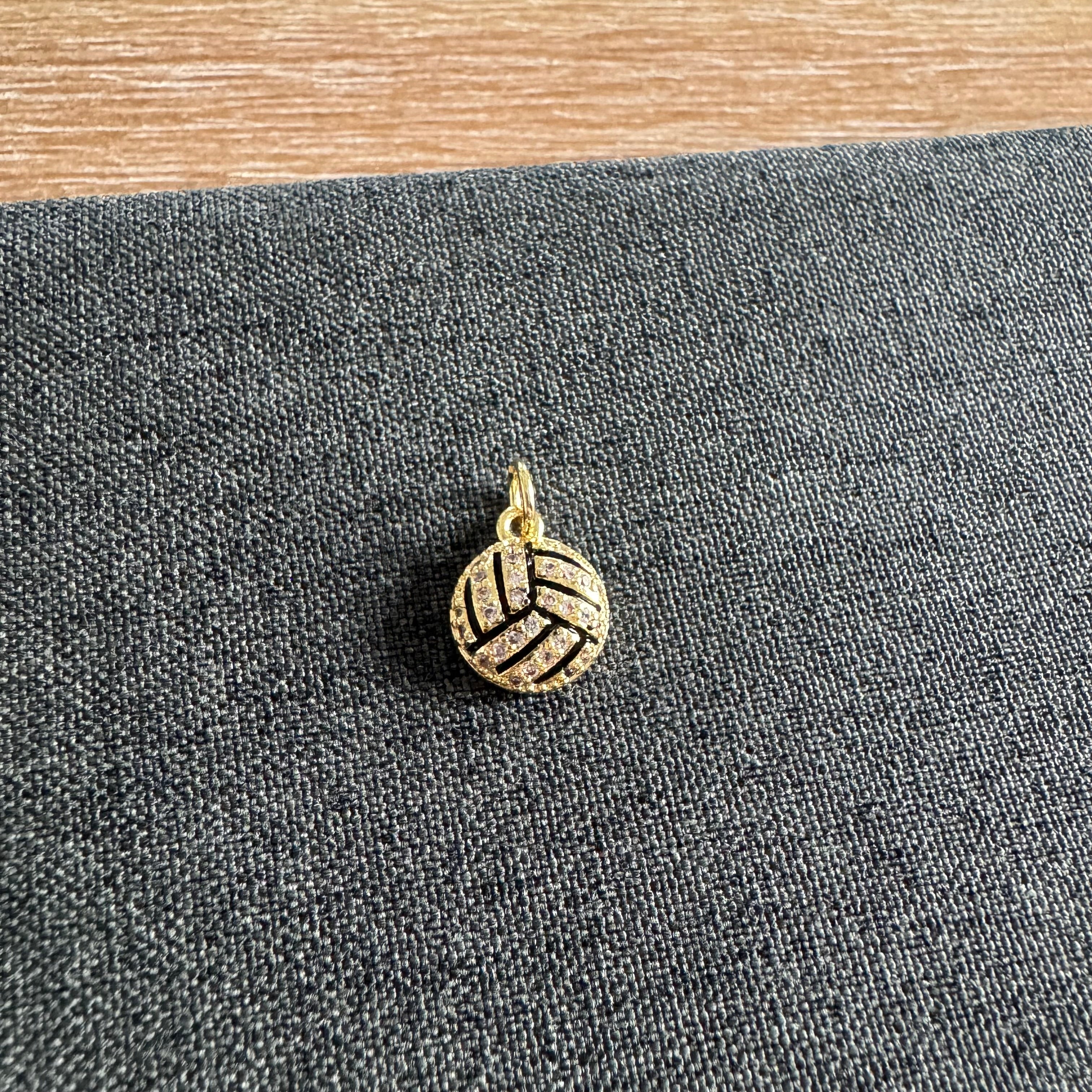 Volleyball Stone Charm