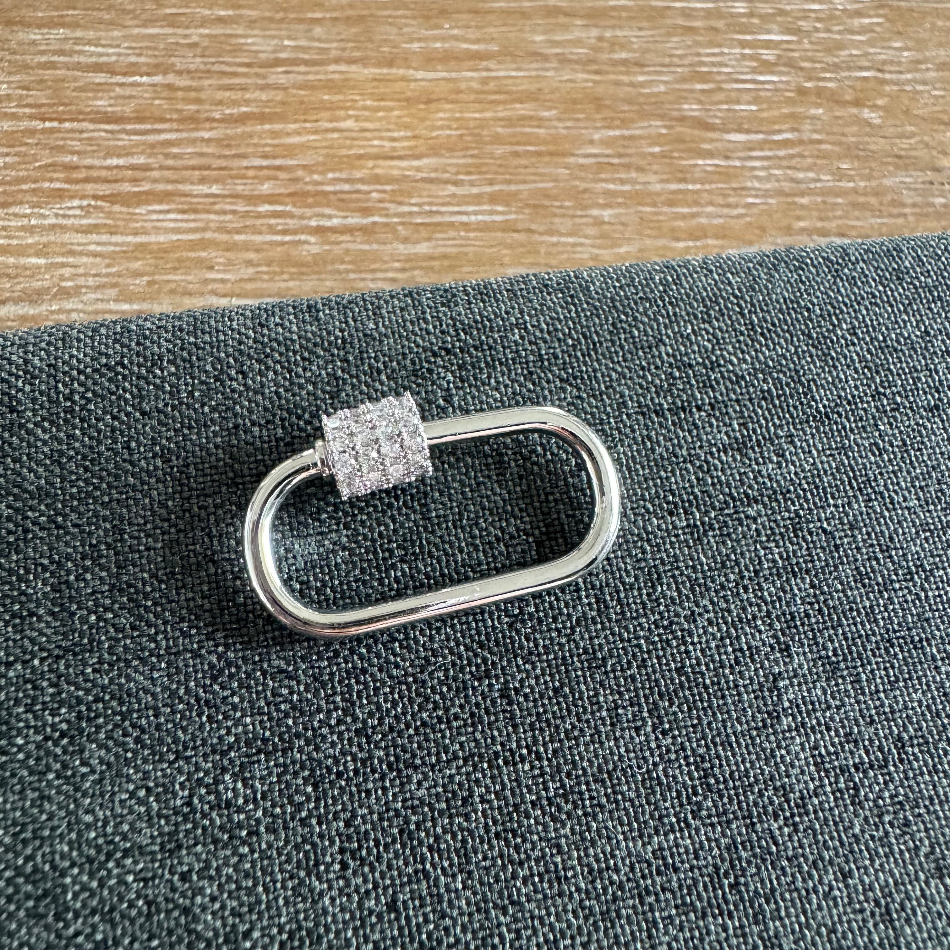 Rhinestone Carabiner