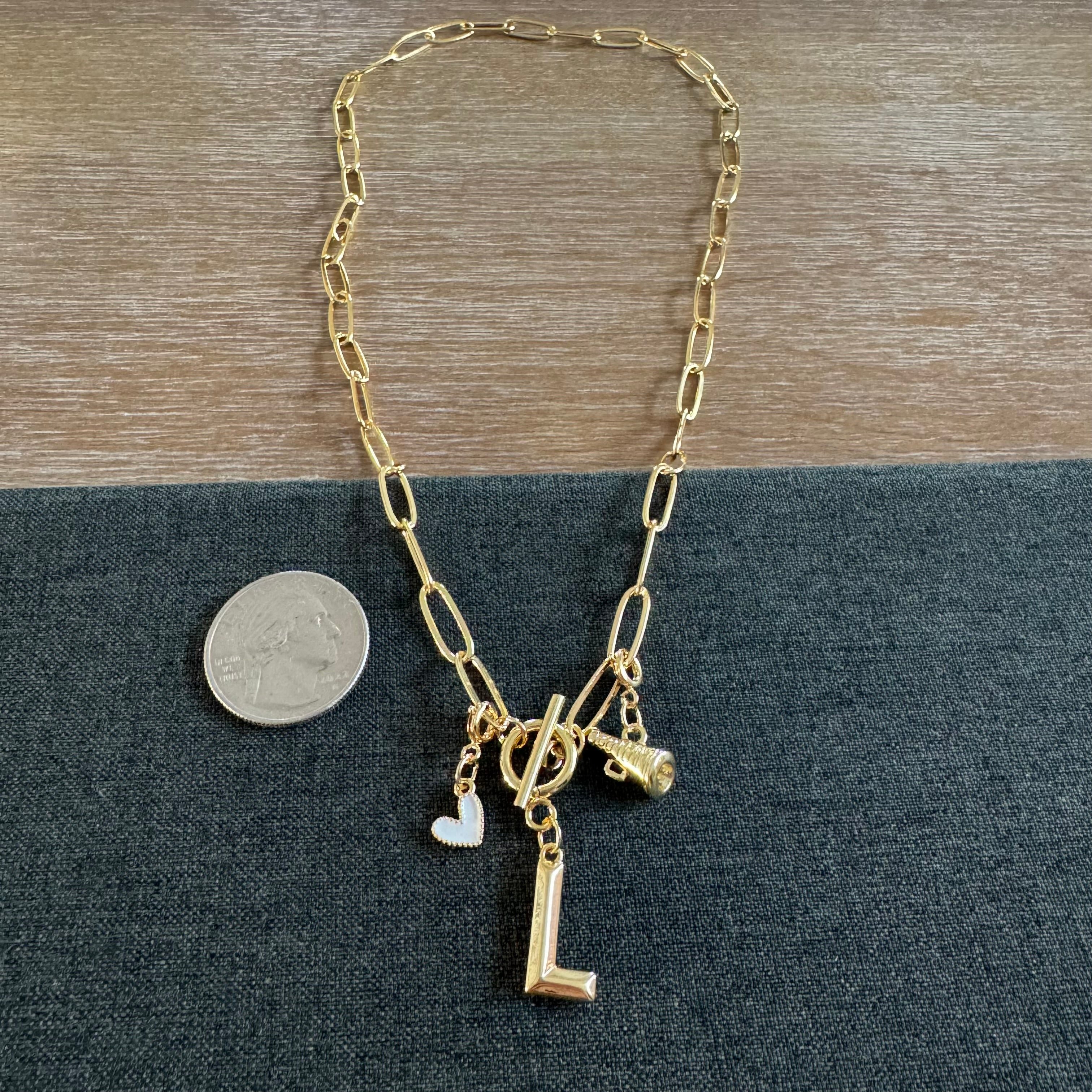 Cheer Charm Necklace