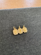 Letter Charm Tags
