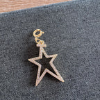 Sarah Star Initial Charm with clasp