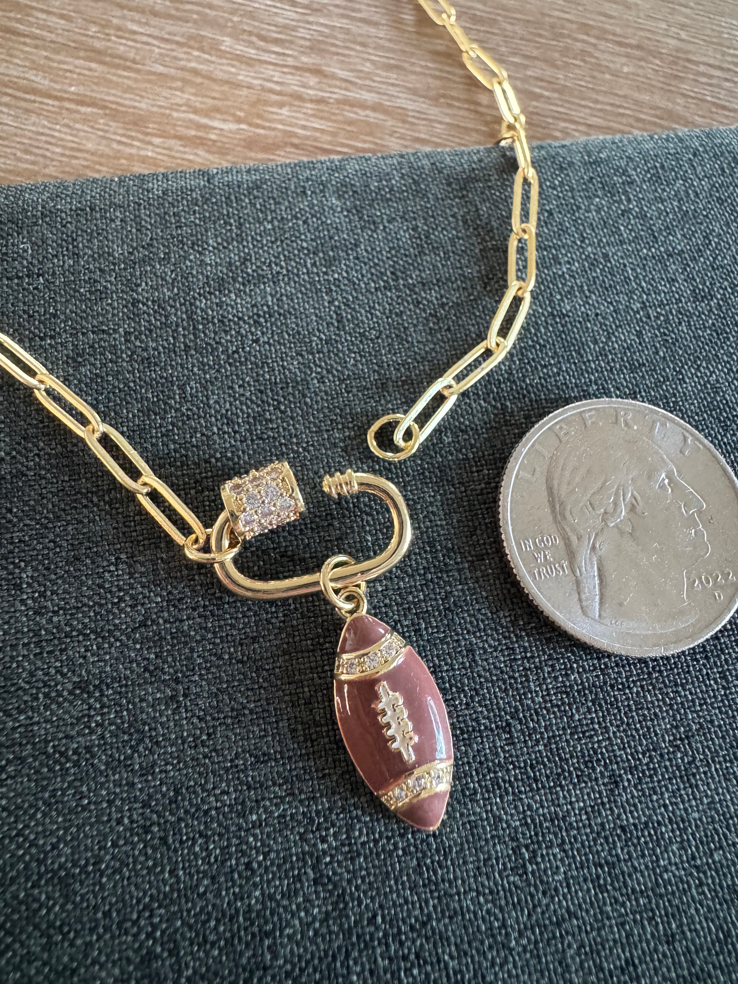 Football Necklace