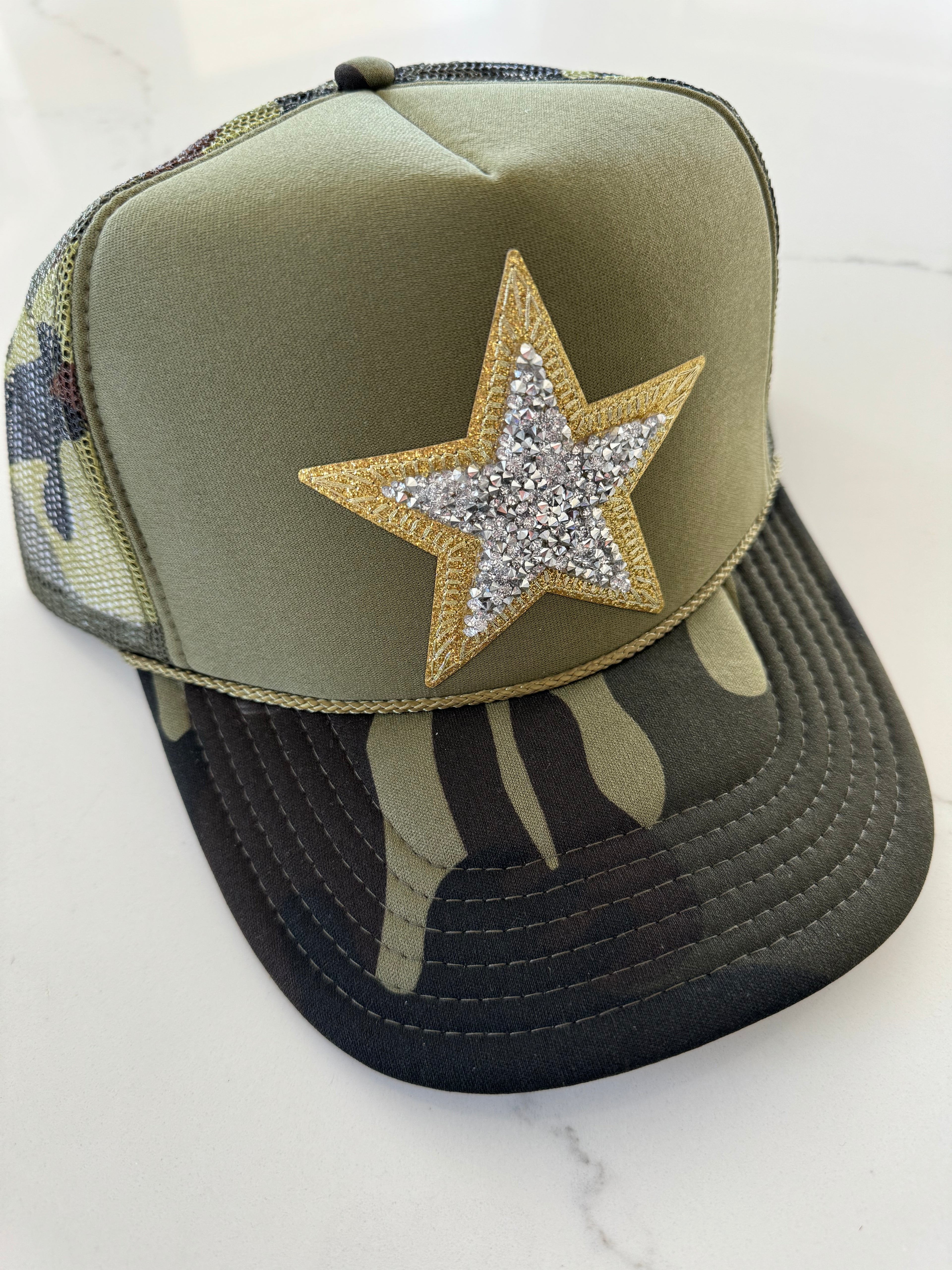 Dual Star Camo Hat