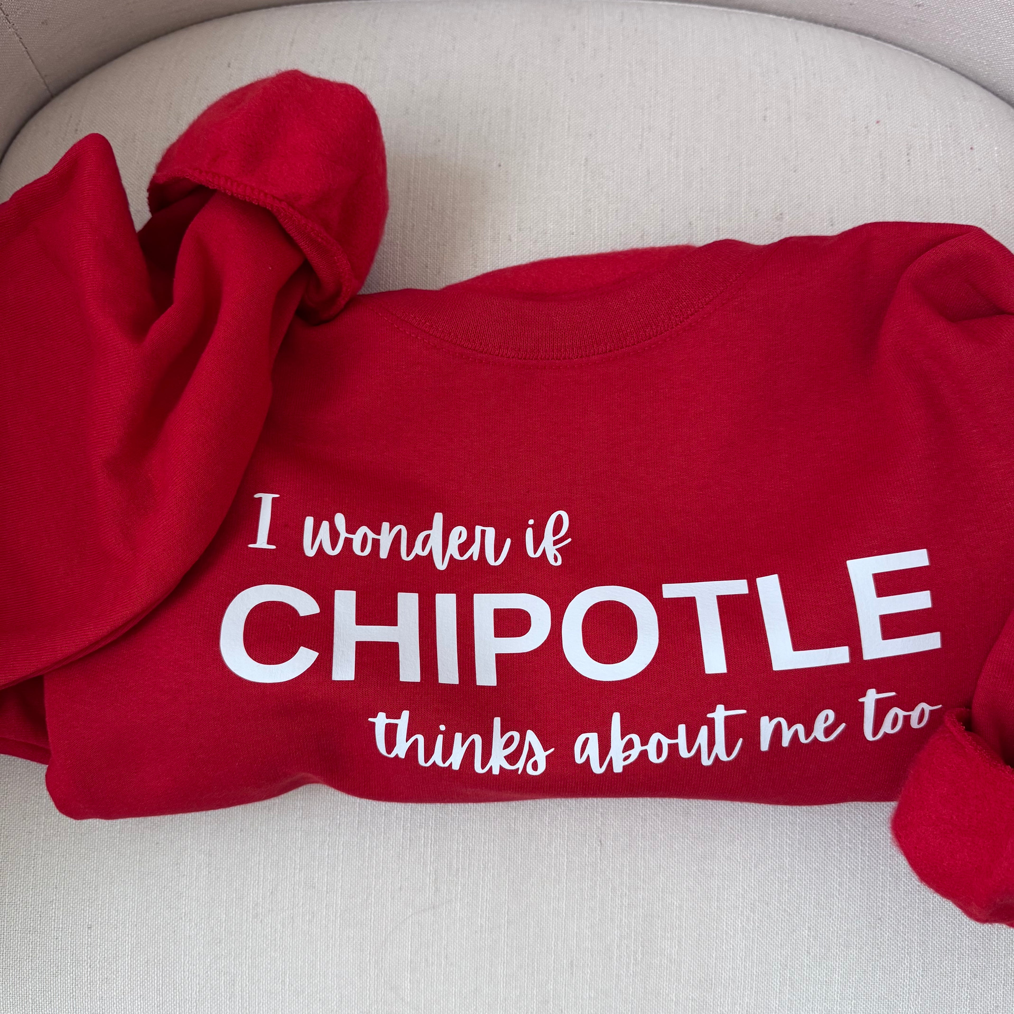 Burrito Sweatshirt Red