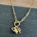 Cheerleader Charm Necklace