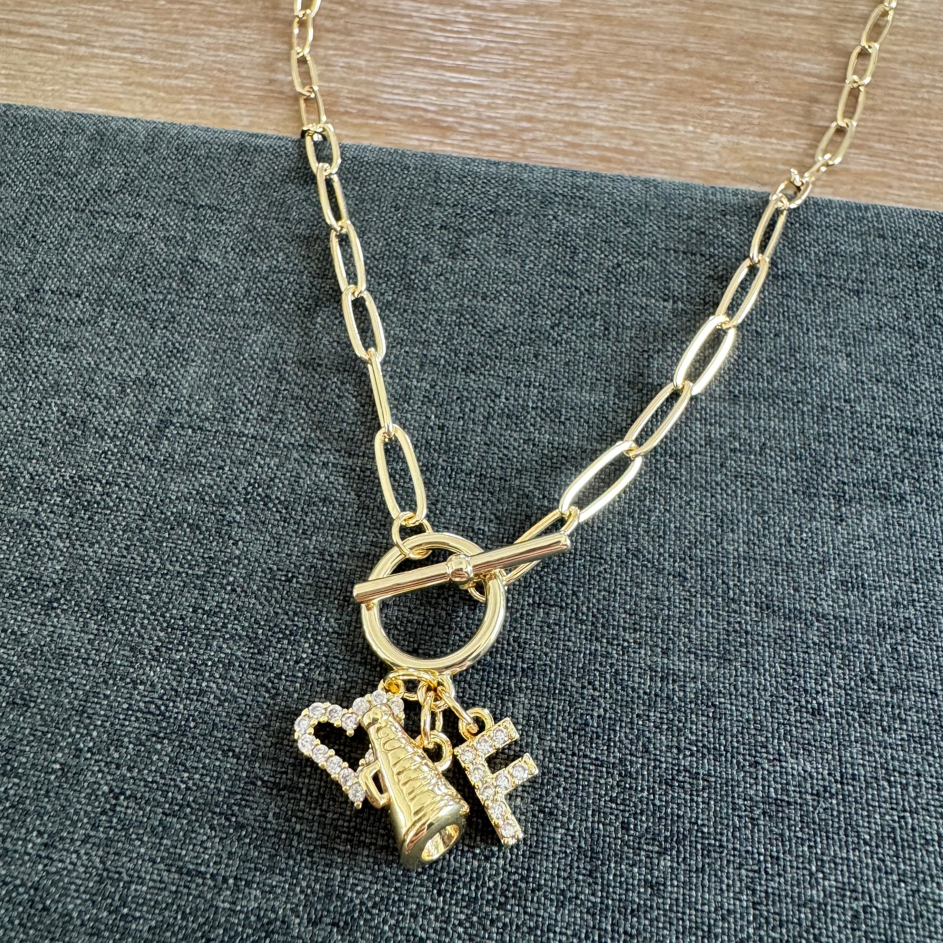 Cheerleader Charm Necklace