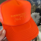 Pumpkin Spice and Jesus Christ Orange Hat