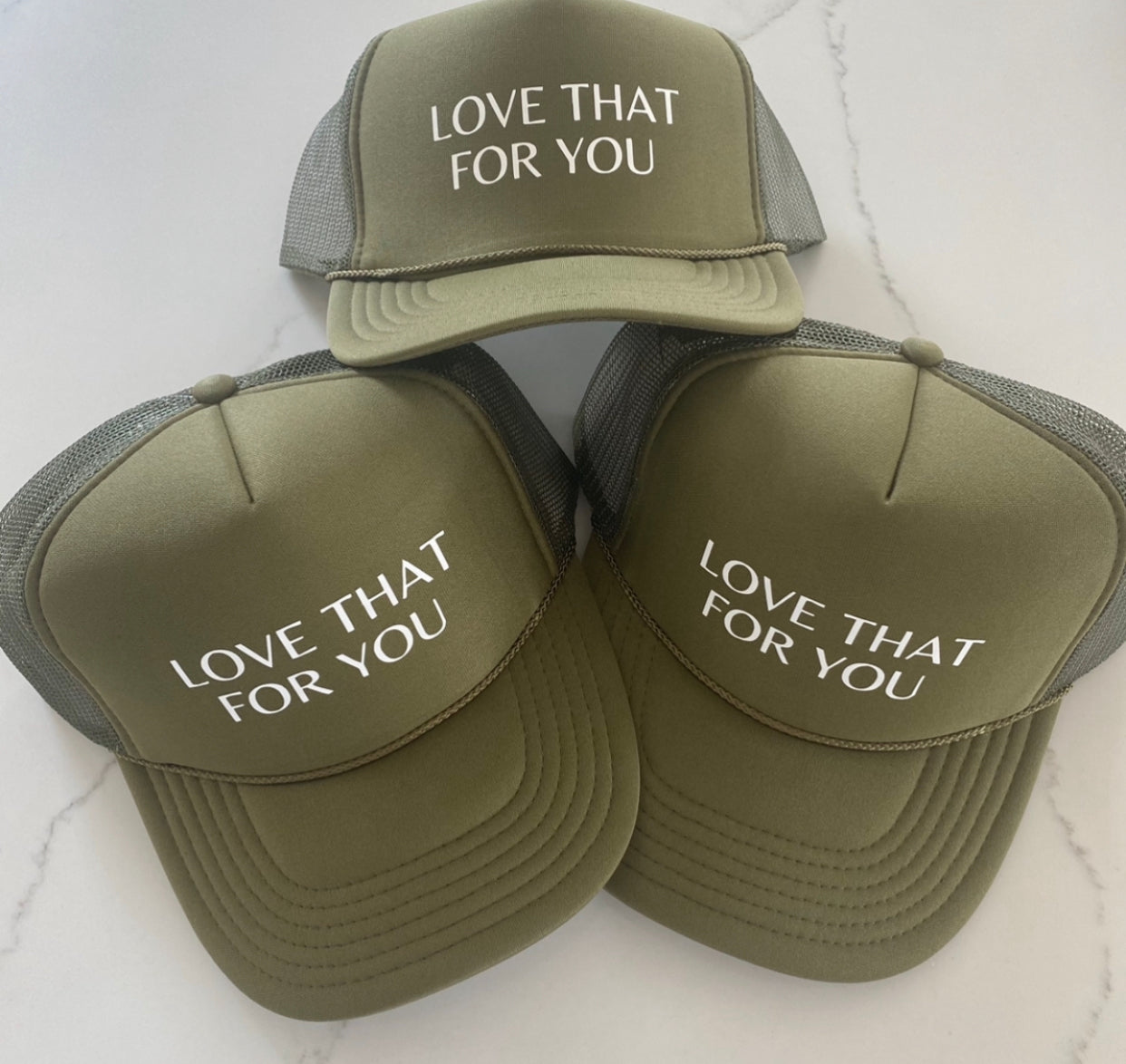 Love That For You Green Hat