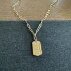 Palmer Mom Tag Necklace