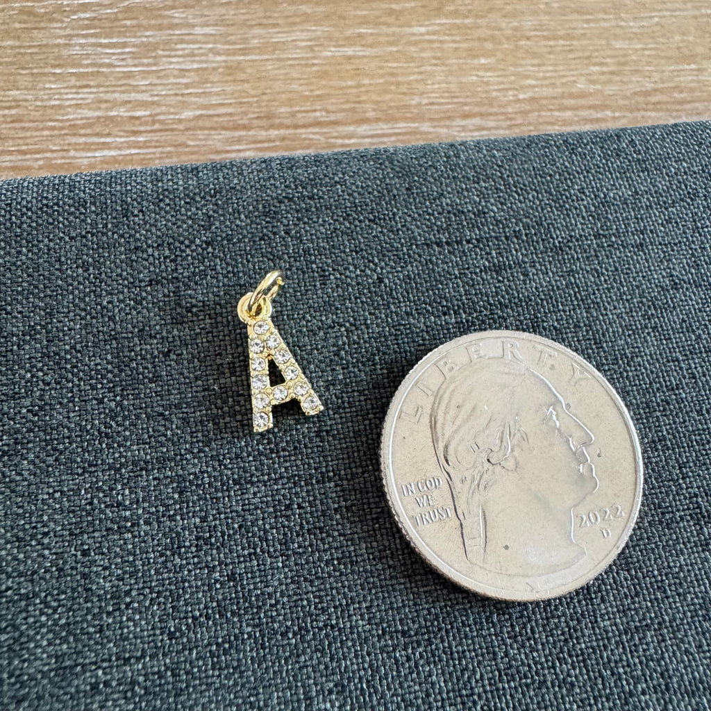 Stone Letter Charm
