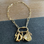 Baseball Glove Mama Charm Necklace