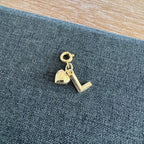 Harbor Heart Charm with Initial on clasp