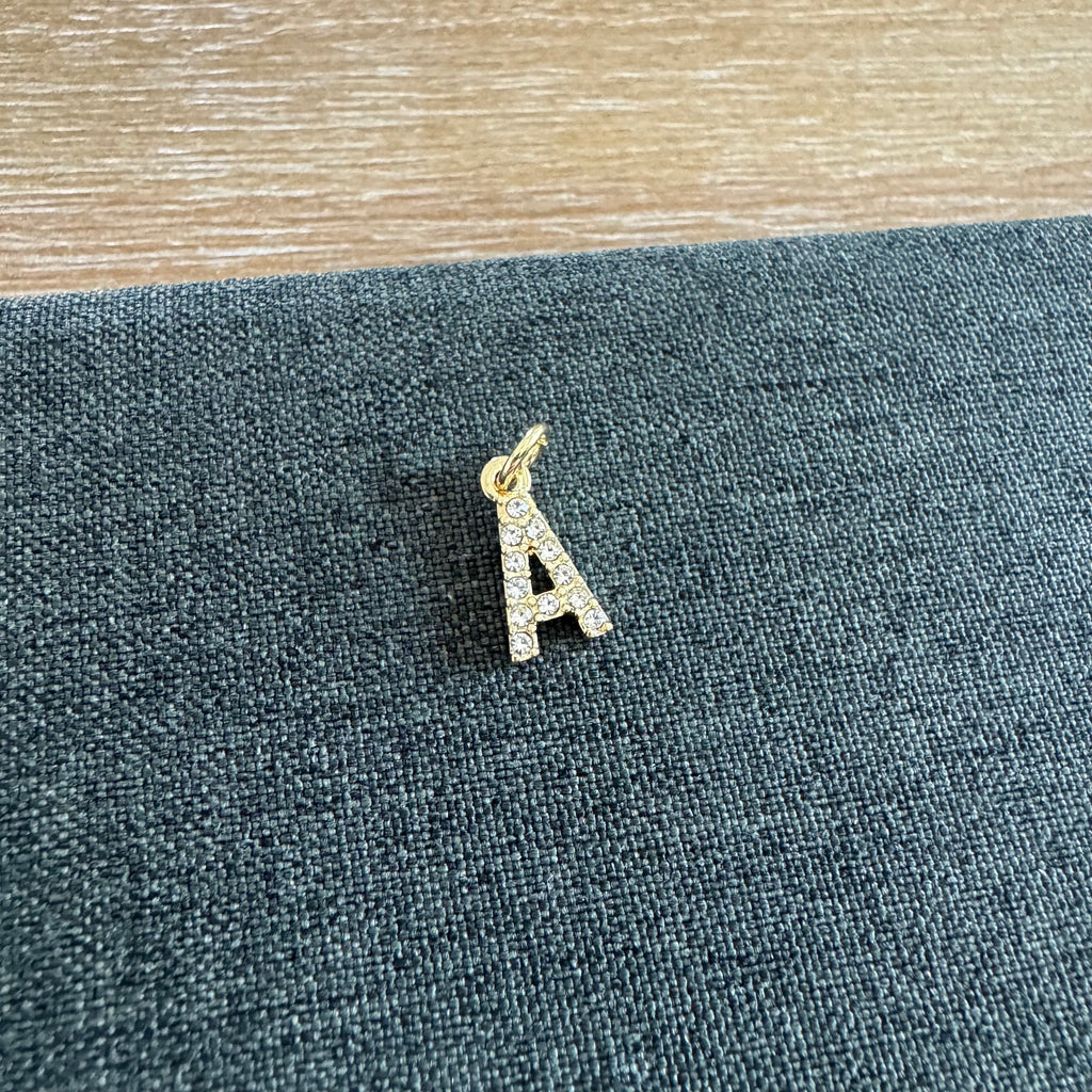 Stone Letter Charm
