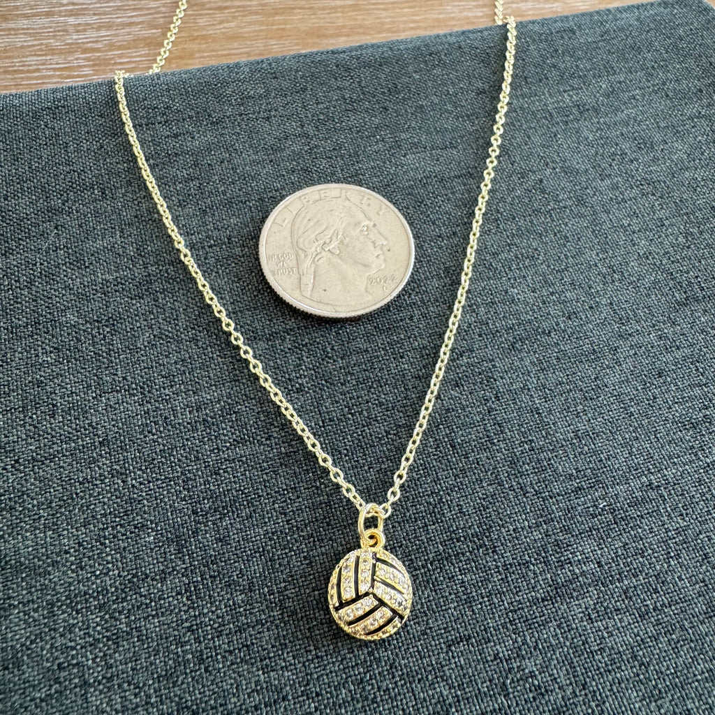 Volleyball Charm Necklace
