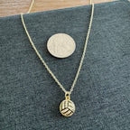 Volleyball Charm Necklace