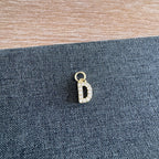 Rhinestone Letter Charm