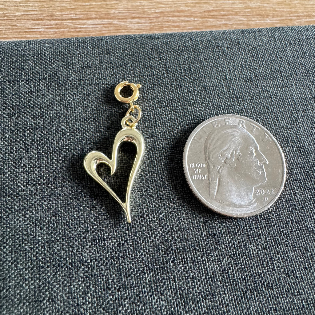 Hope Heart Charm with clasp