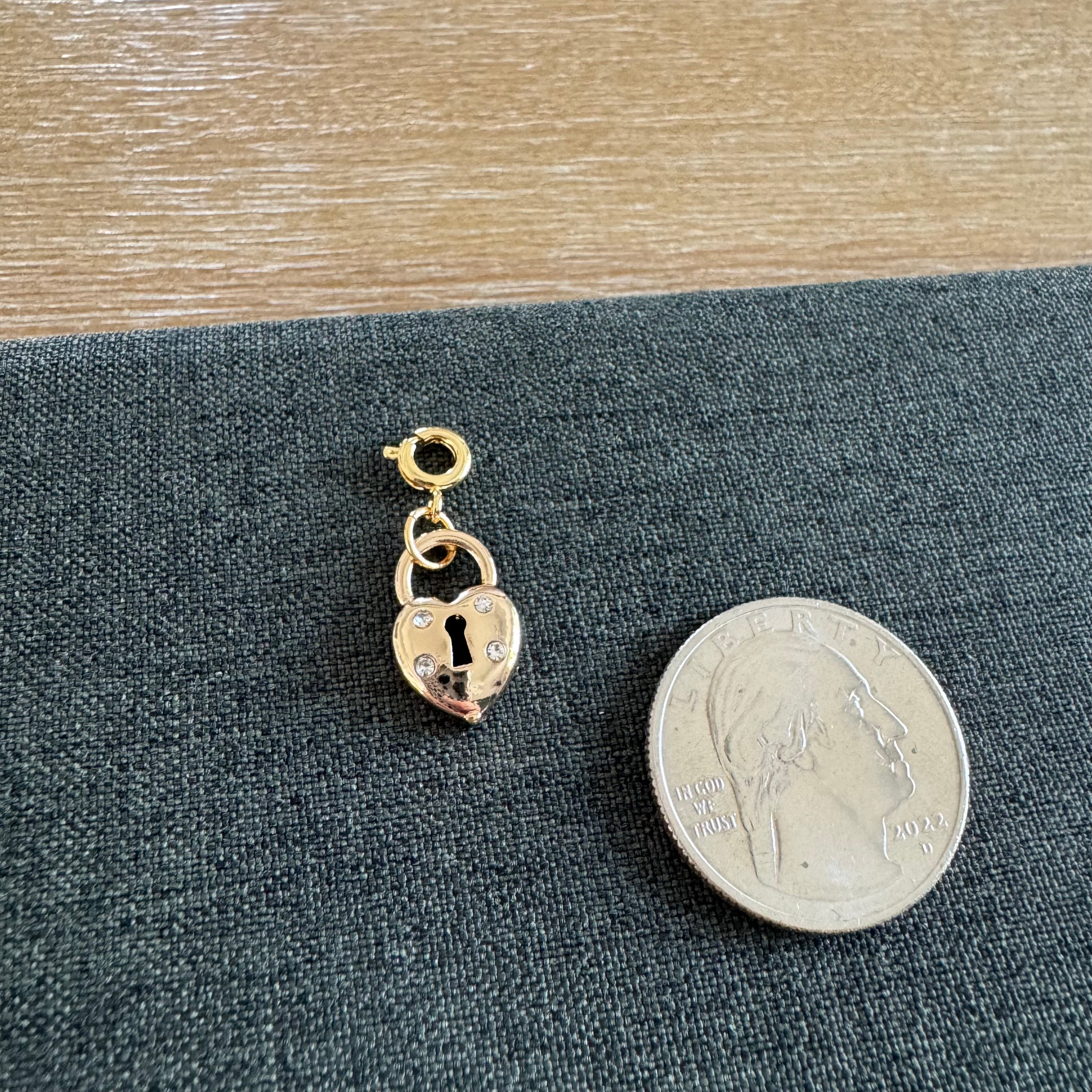 Hayes Heart Charm with clasp