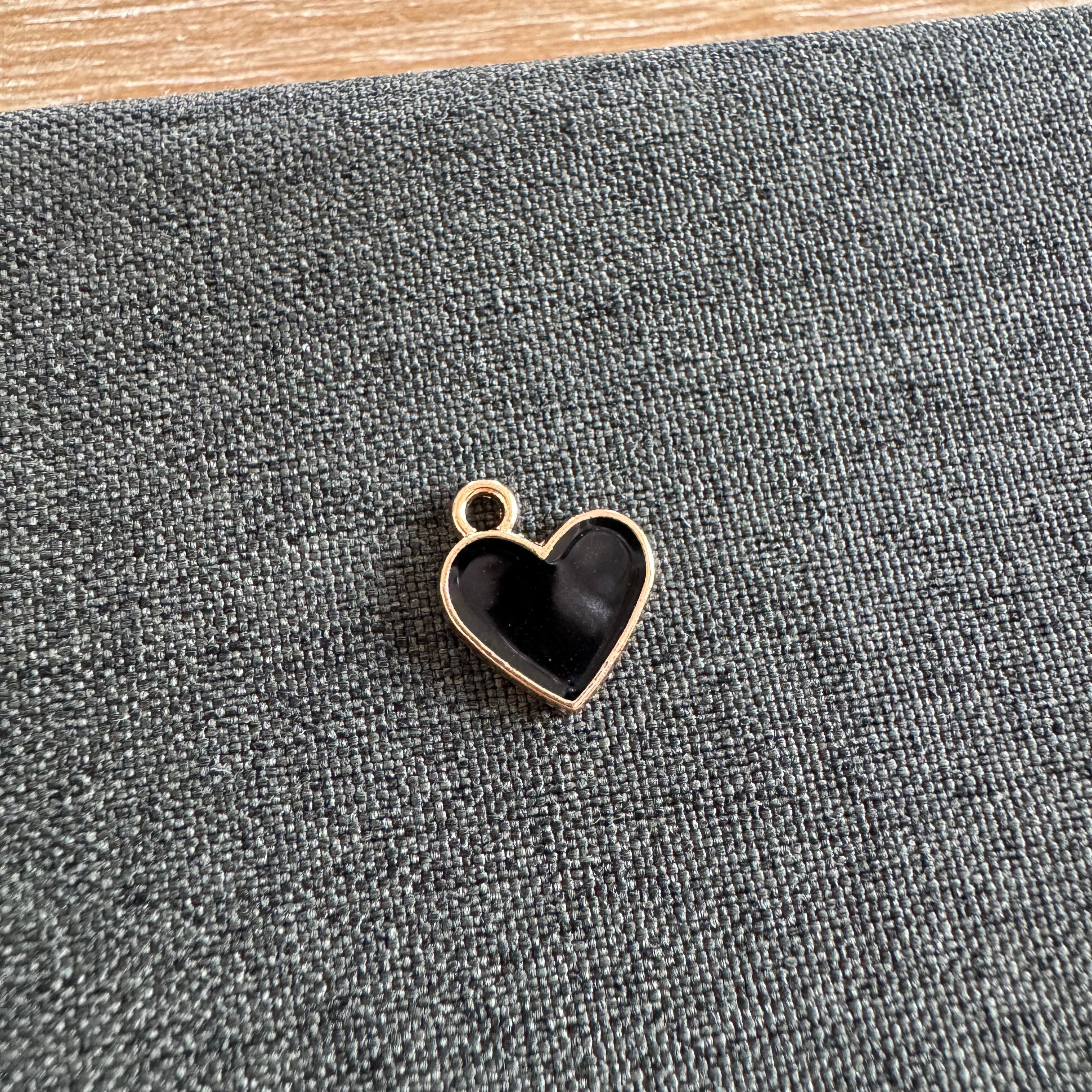 Black Heart Charm