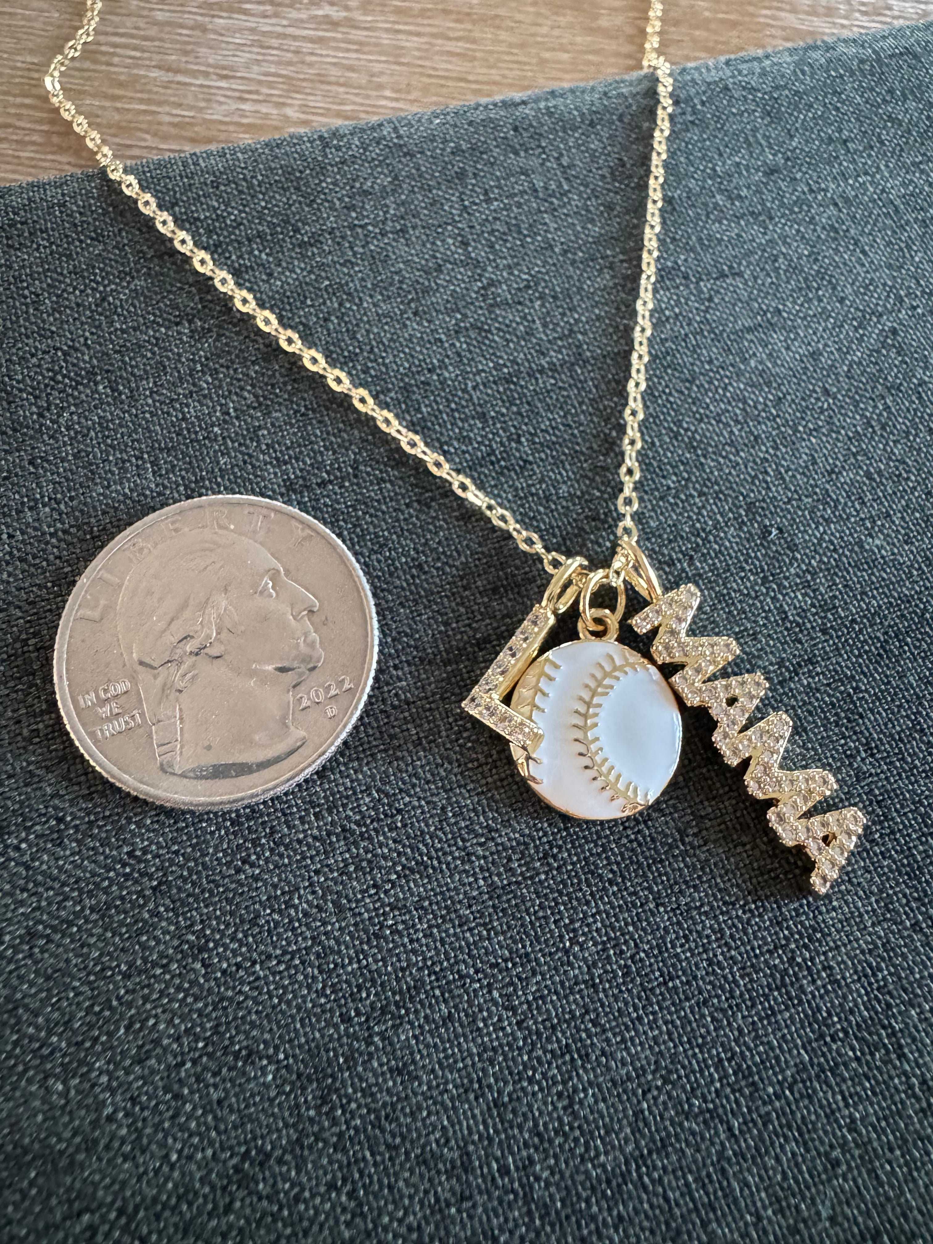 Baseball Mama Necklace