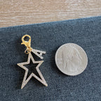 Sarah Star Stone Initial Shoe Charm