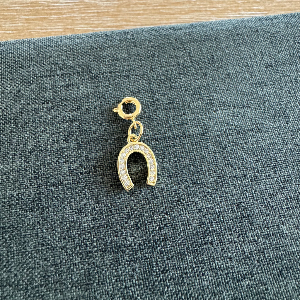 Hunter Horseshoe Charm with clasp