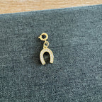 Hunter Horseshoe Charm with clasp