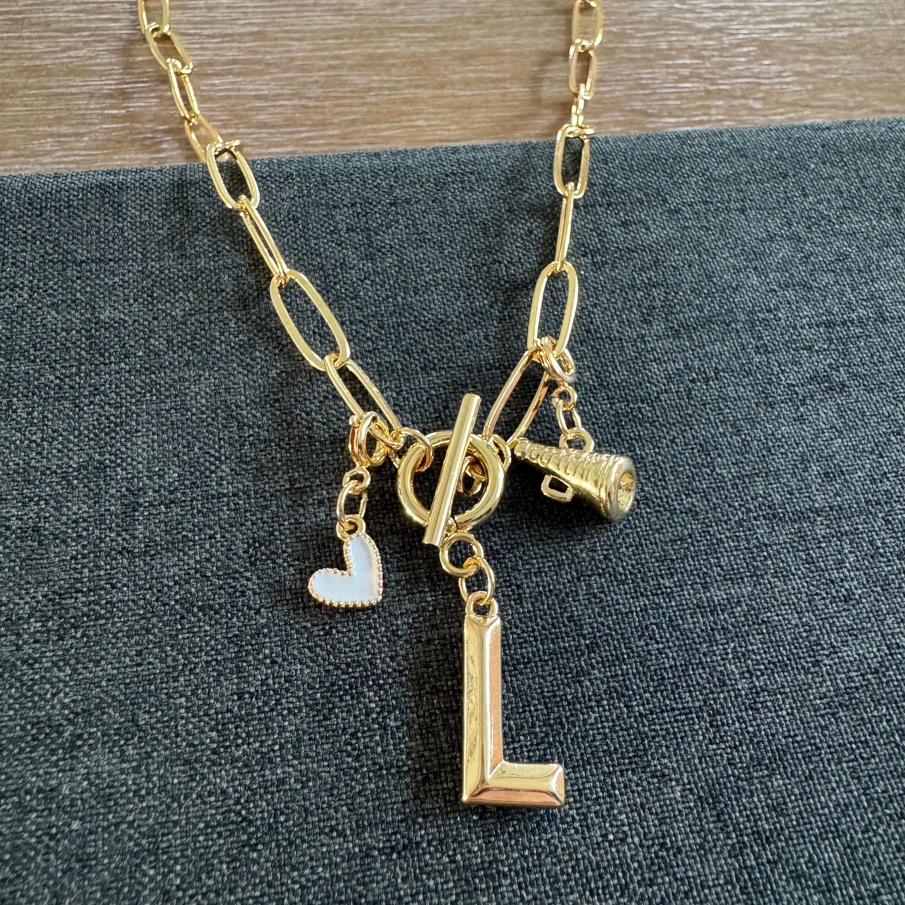 Cheer Charm Necklace