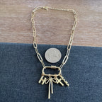 Haylee Mama Charm Carabiner Necklace