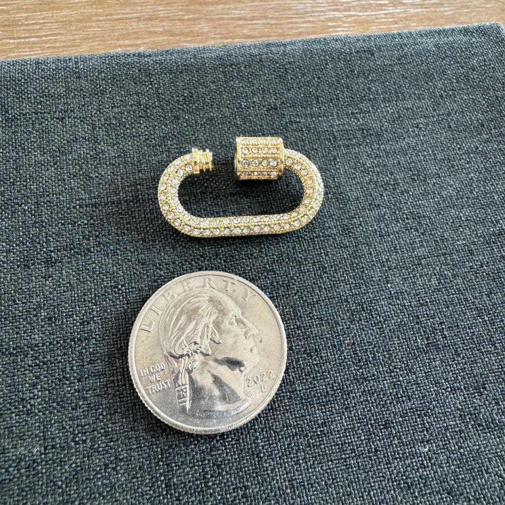 Rhinestone Carabiner