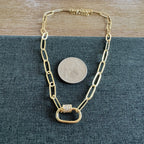 Parker Carabiner Necklace