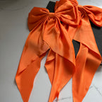 Set of 2 Orange Boot Bows