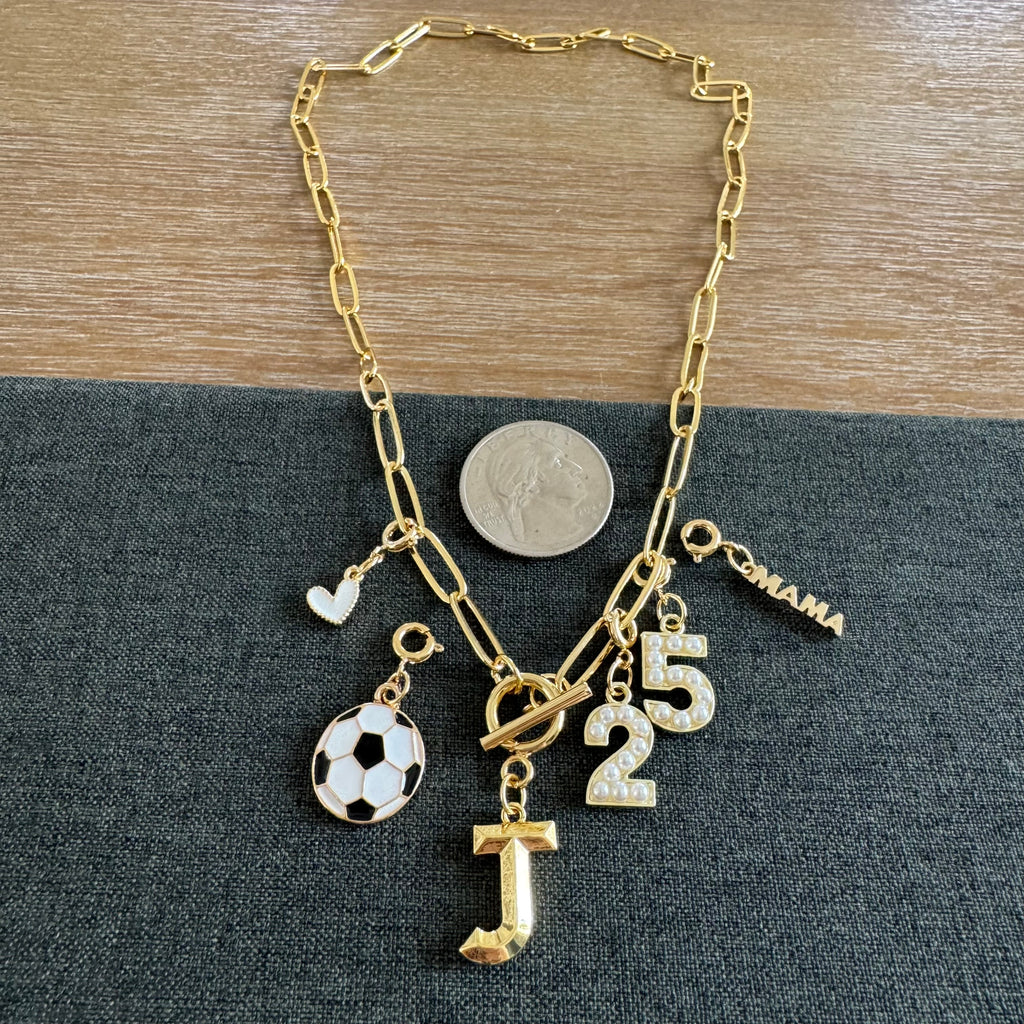 Soccer Mama Number Necklace